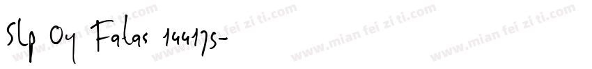 SLp Oy Fatas 144175字体转换